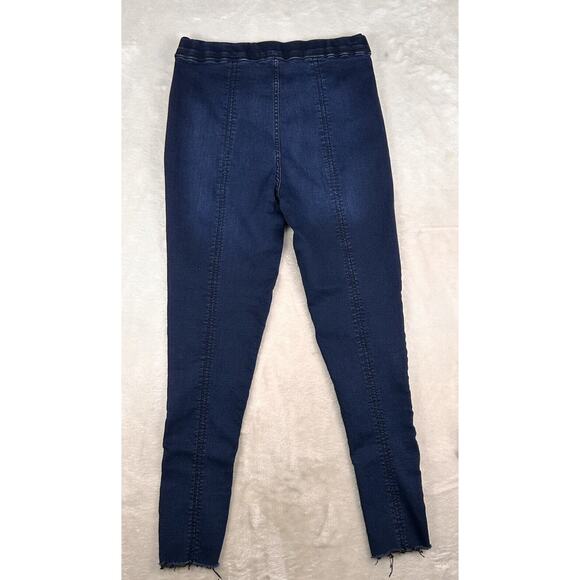 Free People Women's Pull-On Pants Size 29x28 Blue Slim Super Soft Jegging - Picture 2 of 6